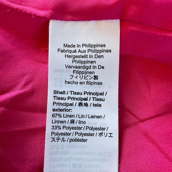 J.Crew Going-out blazer in stretch linen Pink Women’s Size 2 NWT Office Weekend - Picture 9 of 10